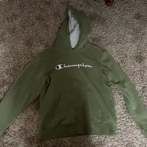 Green Champion Hoodie